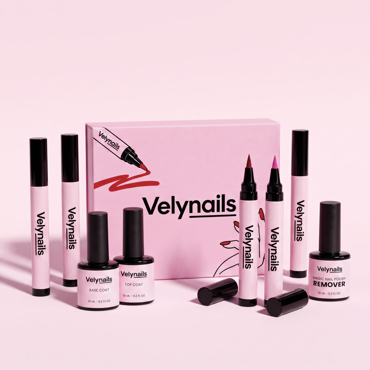5 esmaltes en rotulador sin lámpara UV | Velynails™